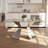 Naleya Metal Base Dining Table-495000942