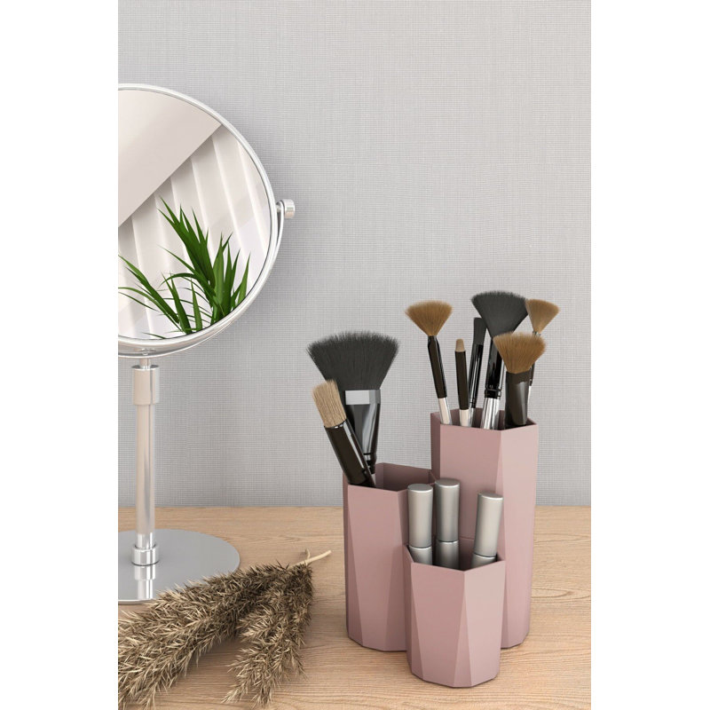 Organisateur de maquillage, Rose
