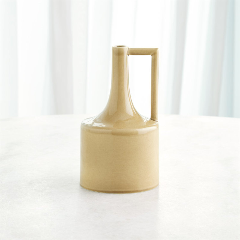 Earthenware Decorative Bottle 1, Overall Height- 10"