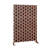 Pacifa Series 6 ft. H x 4 ft. W Metal Privacy Screen With Block Pattern-94329117