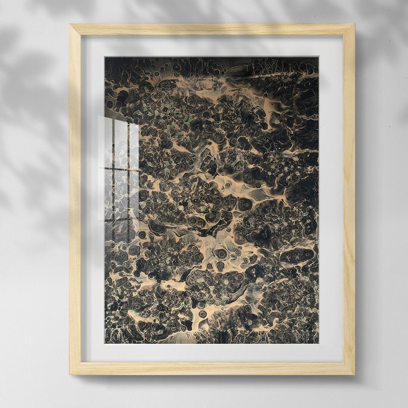 Bay Walk II - Single Picture Frame Print, Yes, Natrual Framed