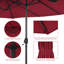 Parasol de marché rectangulaire 180 po x 108 po Ghazan-666281170