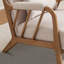 Fauteuil d'appoint moderne rembourré en bois massif Salma de 27,17 po de largeur avec coussin supplémentaire Salma-637253048