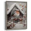 Art des Fêtes de Noël - série 2, reproduction encadrée - bois massif-488259722