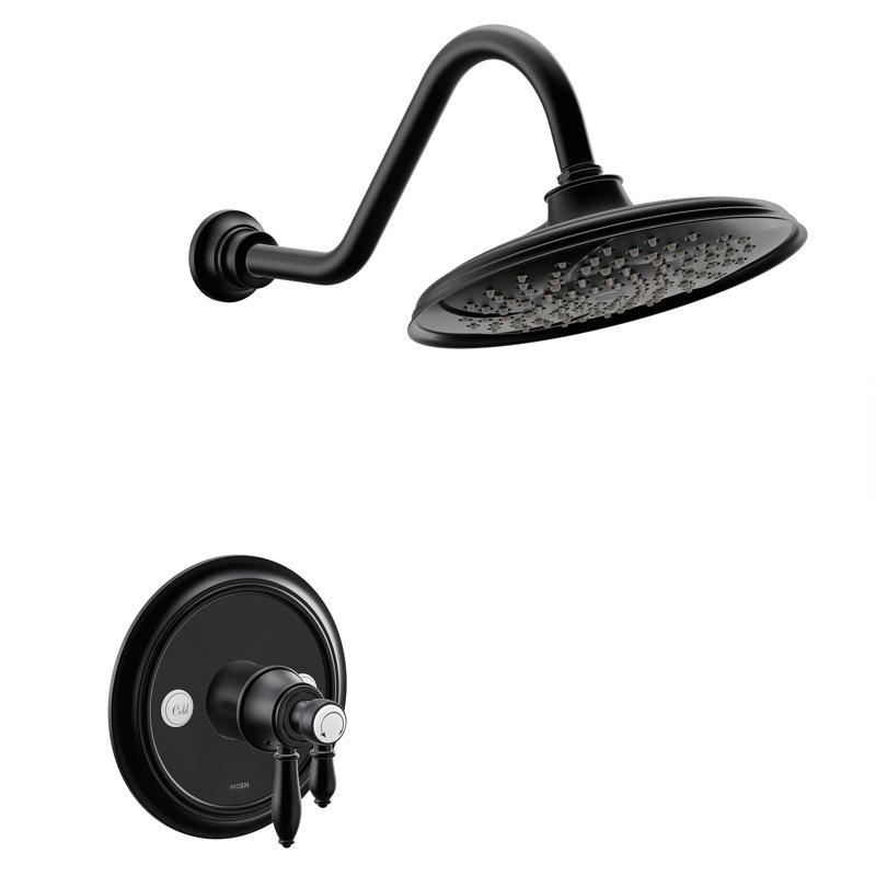 Weymouth M-CORE 4-Series Eco-Performance Shower Trim, Valve Required, Matte Black