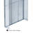 16"W x 60"H Pegboard Powerwing Display