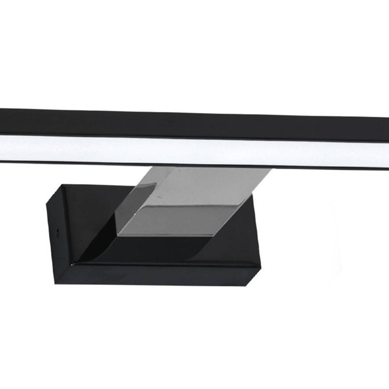 Bradyen LED Armed Sconce, Black/Chrome