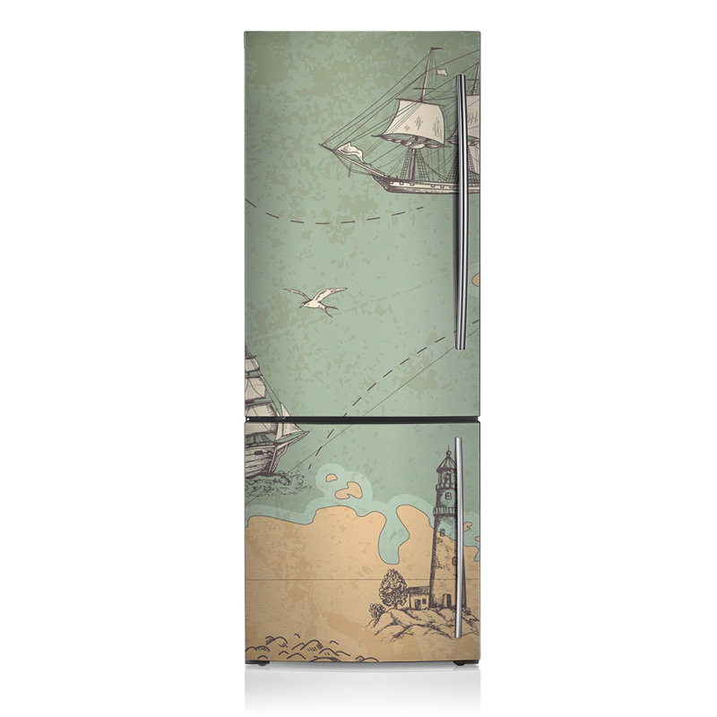 Nautical & Beach Door Decal