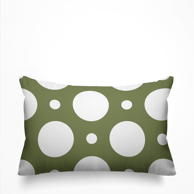 Housse et insert de coussin rectangulaire d'extérieur Fisk, Coriandre