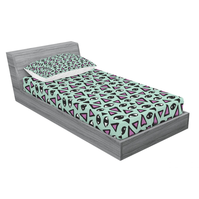 Microfiber Sheet Set, Twin Sheet Set with Fitted Sheet