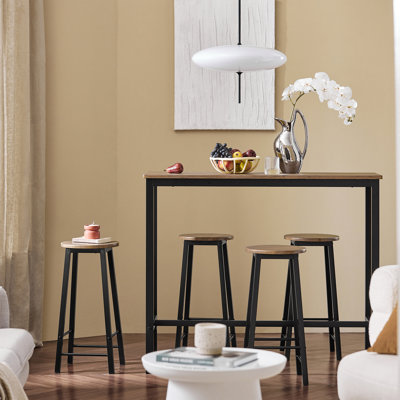 Caelab 120 cm Iron Mini Bar Cabinet