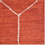 Geometric Hand-Knotted Loom Silk Rust Colour, Area Rugs-1331537061