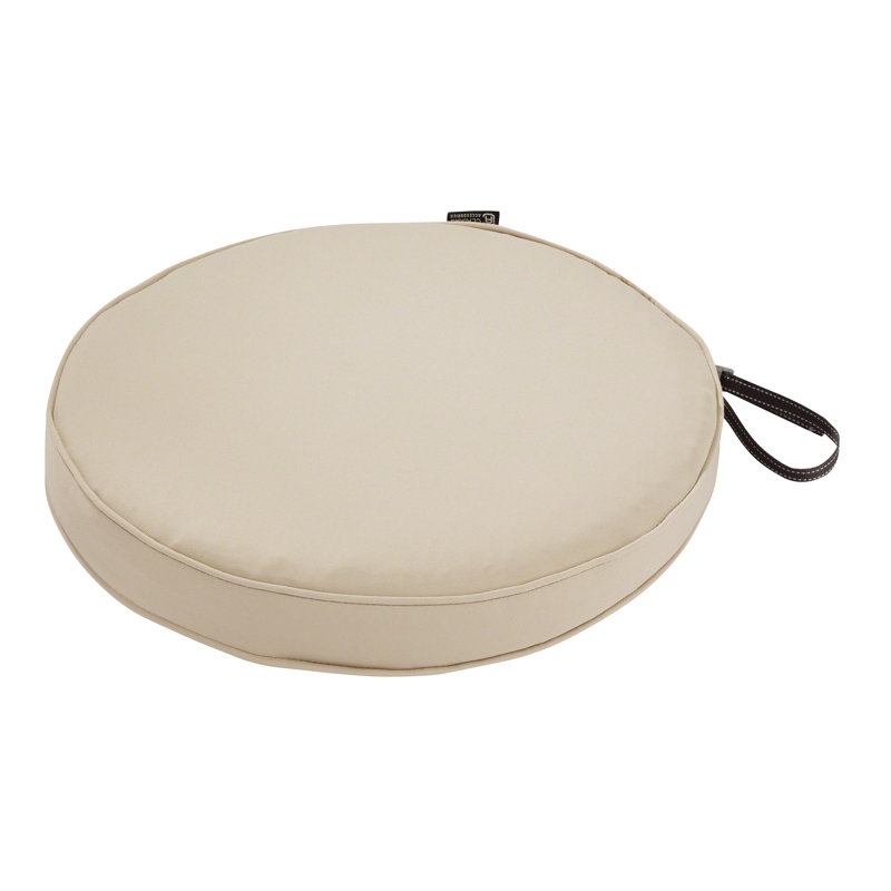Pina Outdoor 2'' Dining Chair Seat Cushion, Antique Beige, 2" H x 15" W x 15" D
