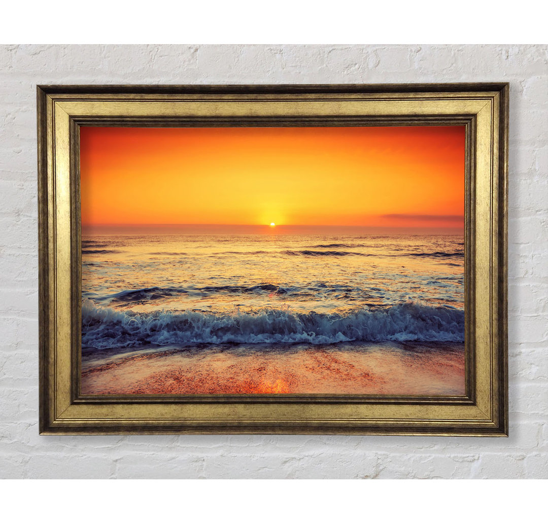 Ocean Sunset - Bilderrahmen Kunstdrucke