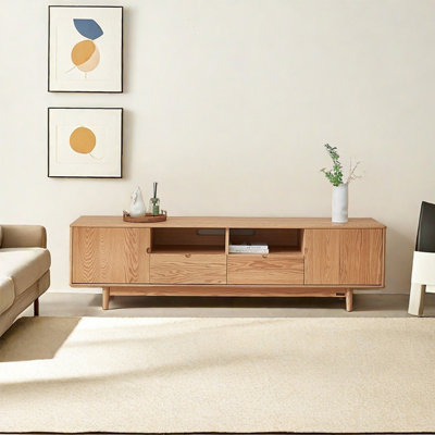 Home solid wood TV cabinet