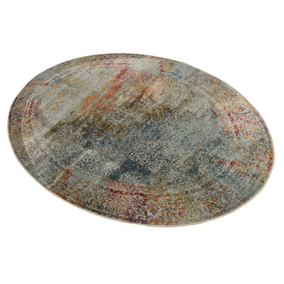Tapis contemporain de couleur aquarelle Mulvihill