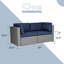 Osier large de 59 po avec coussins Rister-1730098812