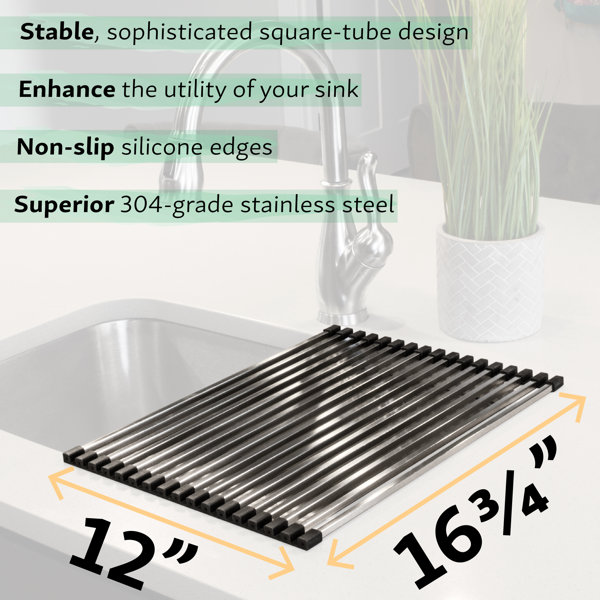 1pc Multi-purpose Stainless Steel Support Rack, Retractable Support Rack,  Garbage Disposer Support Rack, All Kinds Of Appliance Support Rack, Small Ja