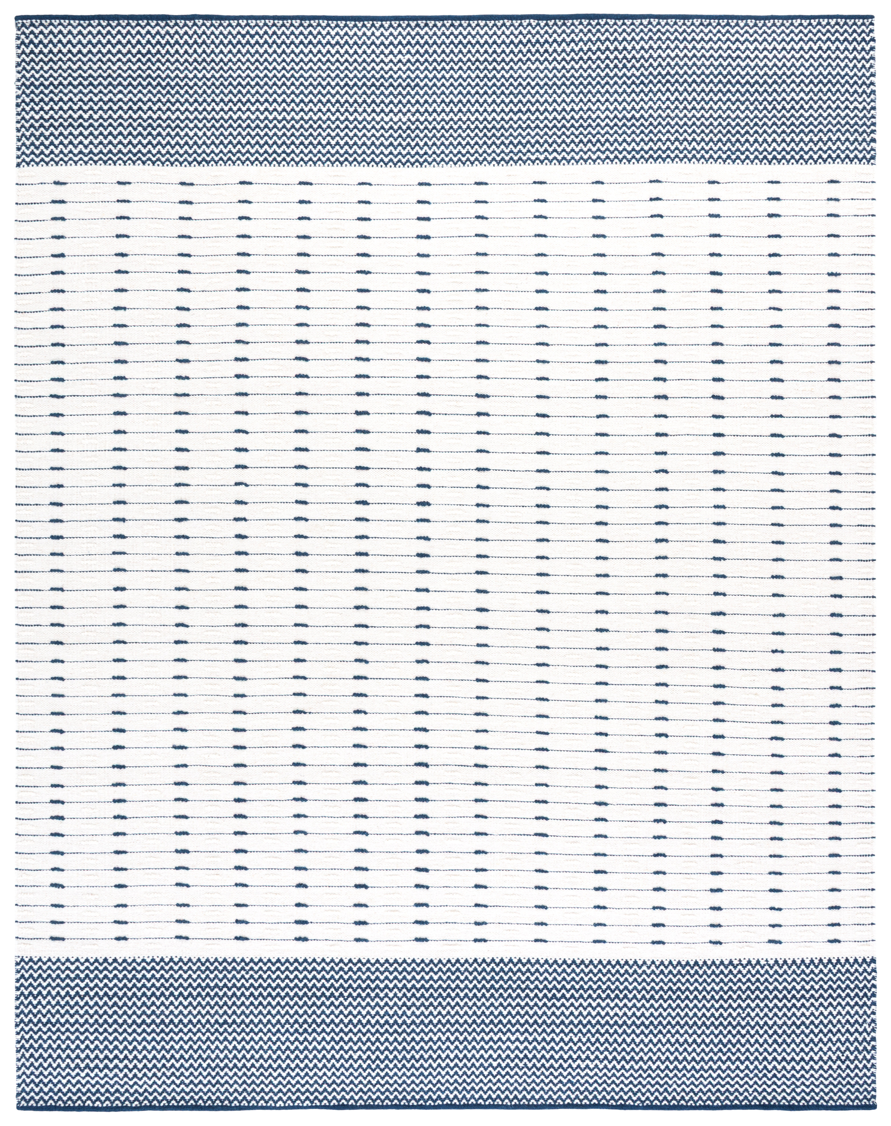 8x10 Martha Stewart Rug in Navy/Ivory | Wayfair