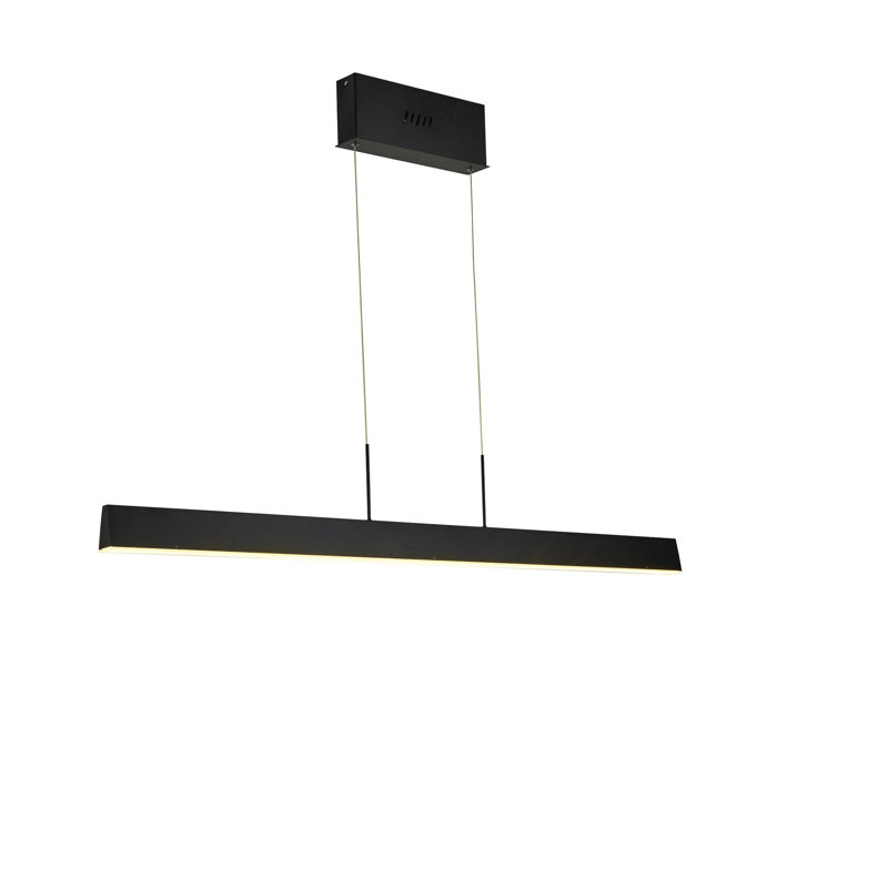 Lustre Thennprints Black Lennox Island, Noir, H 2 po x l 39 po x P 1,5 po