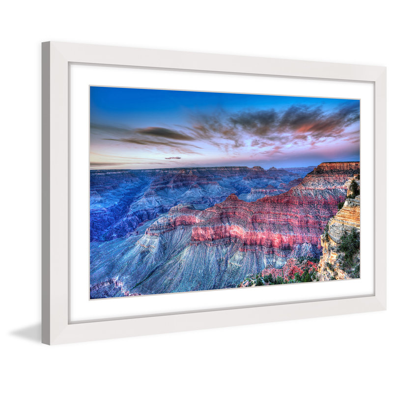 « rose layers », reproduction d’art encadrée, H 24 po x l 36 po x P 1,5 po