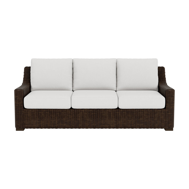 Mesa Outdoor 3 - Seat Patio Sofa, Serena Floral Dove