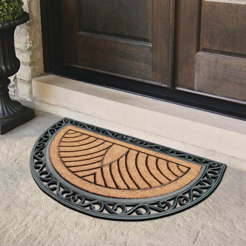 Paillasson Nedlands Natural Poirley Border, Black
