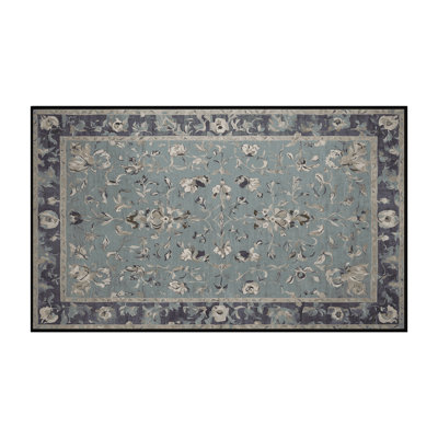 Tapis gris lavable à la machine