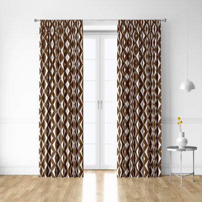Semi Sheer Curtain Pair