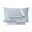 Ensemble de draps à motif cachemire bleu-106649373