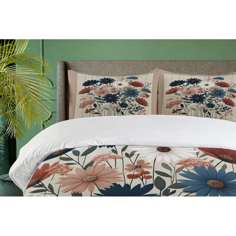 Rustic Duvet Cover, King Duvet Cover + 2 Standard Shams