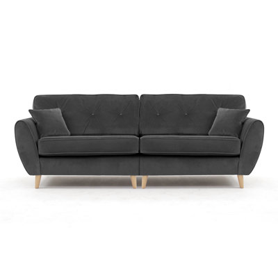 Rafe 4 Seater Velvet Sofa