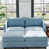 Tissu bleu antique