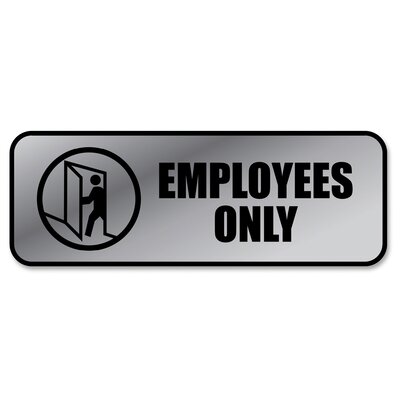 Employees Only Sign -  Consolidated Stamp, 098206