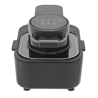 Friteuse à air numérique de comptoir de grande capacité (9 L) avec écran tactile ACL, minuterie et fonction de réservation 24 h pour la cuisine à domicile.
