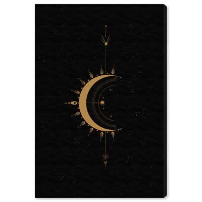 Astrology Eyes II Moons - impression d'art graphique sur toile