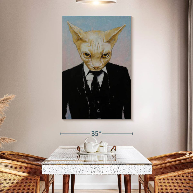 Brampt Mister Cat, 51" H x 34" W