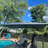 108'' x 138'' Rectangular Large Cantilever Outdoor Aluminum Offset Umbrella with Base and 360-degree Rotation-67120648