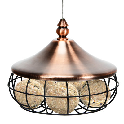 Bittner Metal Hanging Suet Bird Feeder