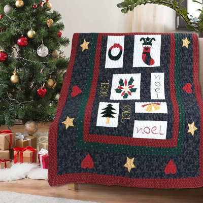 Dunsfold Christmas Greetings Throw