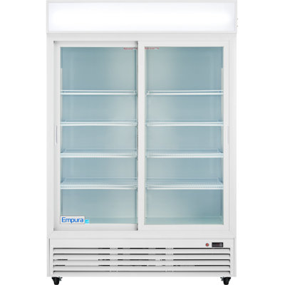 52.1" Sliding Glass Door Merchandiser Refrigerator W/ 2 Doors, 50 Cu Ft, 115V