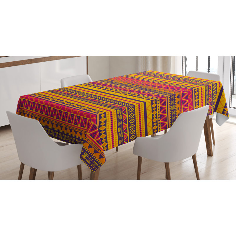Tribal Tablecloth, 84" x 60"