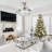 42" LED Crystal Ceiling Fan With Remote Control And Light Kit Included