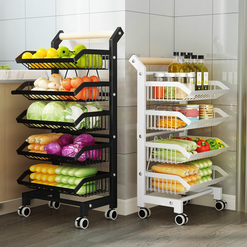 42cm W Metal Storage Rack, 105cm H x 42cm W x 32cm D