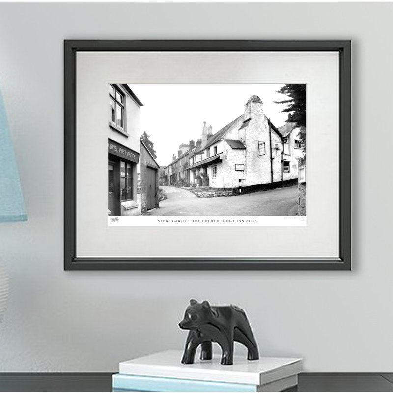 Stoke Gabriel, The Church House Inn C1955 by Francis Frith - Single Picture Frame Print, 40cm H x 50cm W x 2.3cm D