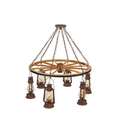 Rustic Lodge 6 - Light Chandelier