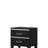 Chelsie Black Finish Nightstand