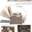 Fauteuil de patio inclinable avec revêtement amovible - beige, tissé à la main, réglable, rouille, angle réglable pour l'extérieur, coussins épais, pour profiter