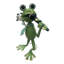 Statue de jardin grenouille chantante karaoké