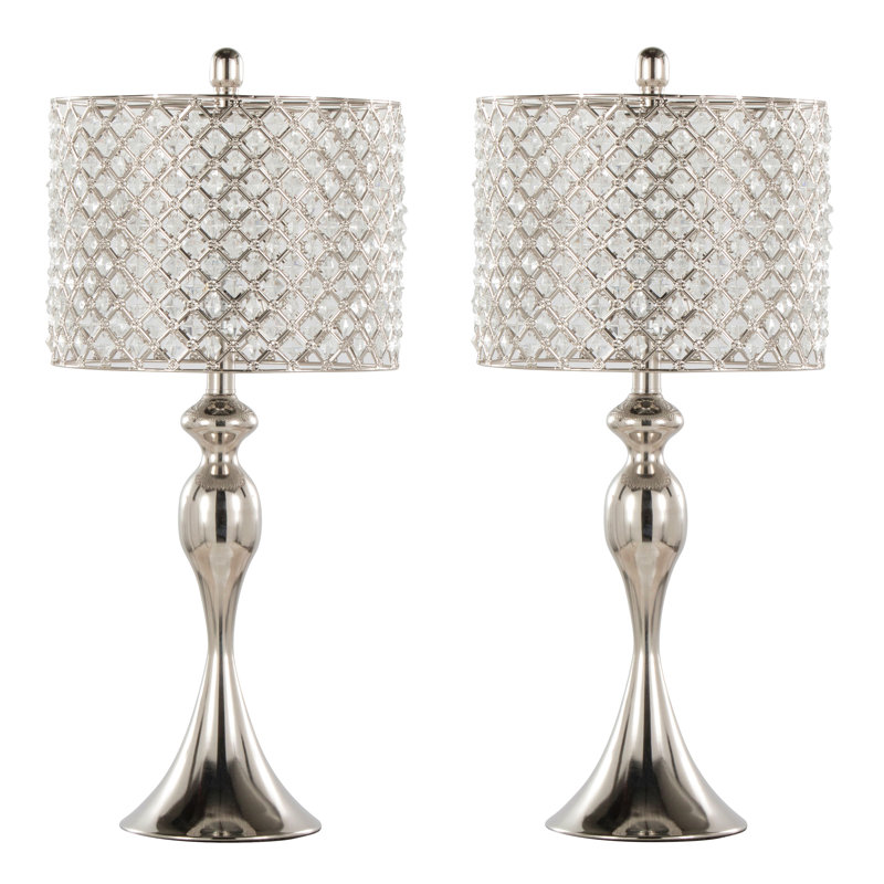 Ensemble de 2 lampes de table Ashland 27 "en métal de la galerie Grandview